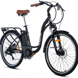 bicicleta eléctrica marca moma Aluminio